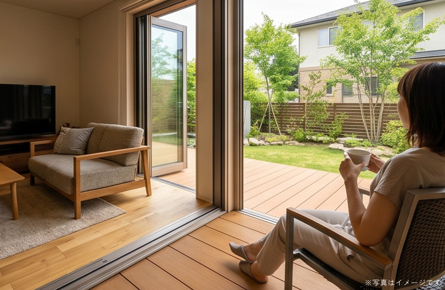 開放感のあるリビング